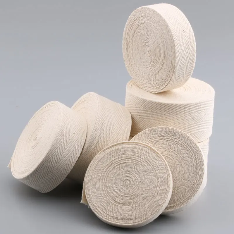 Cotton herringbone tape used in garment seam