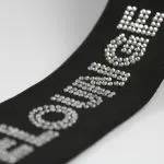 Hot-Fix Rhinestone Elastic Band for Women’s Apparel