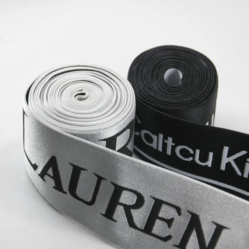 Elastic band on a roll, ready for industrial use