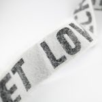 Suede Jacquard Elastic Band with Imitation Mink Velvet Effect – Soft, Skin-Friendly
