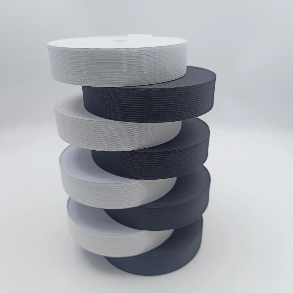 Oeko-Tex 100 Certified Knitted Elastic Band, Width 5-300 mm