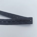 Custom width and custom colour buttonhole elastic tape for B2B garment programmes